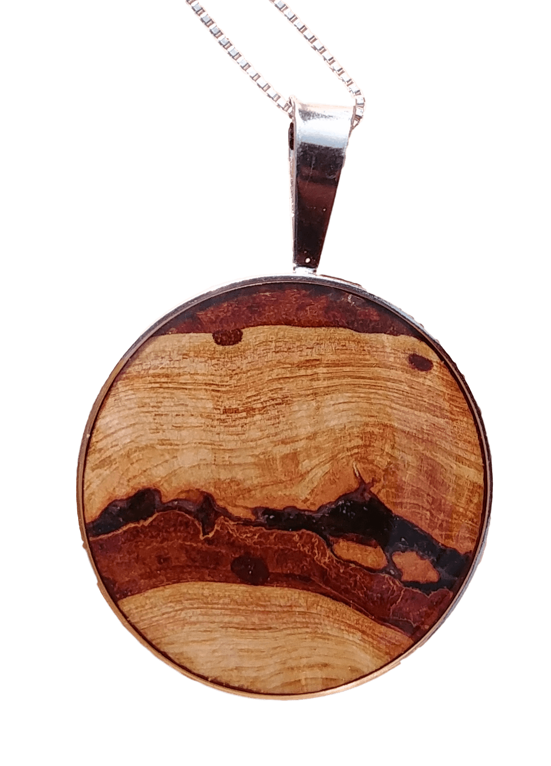 Gaia Wood Tree Pendant (1 inch) - Tree Ring Co