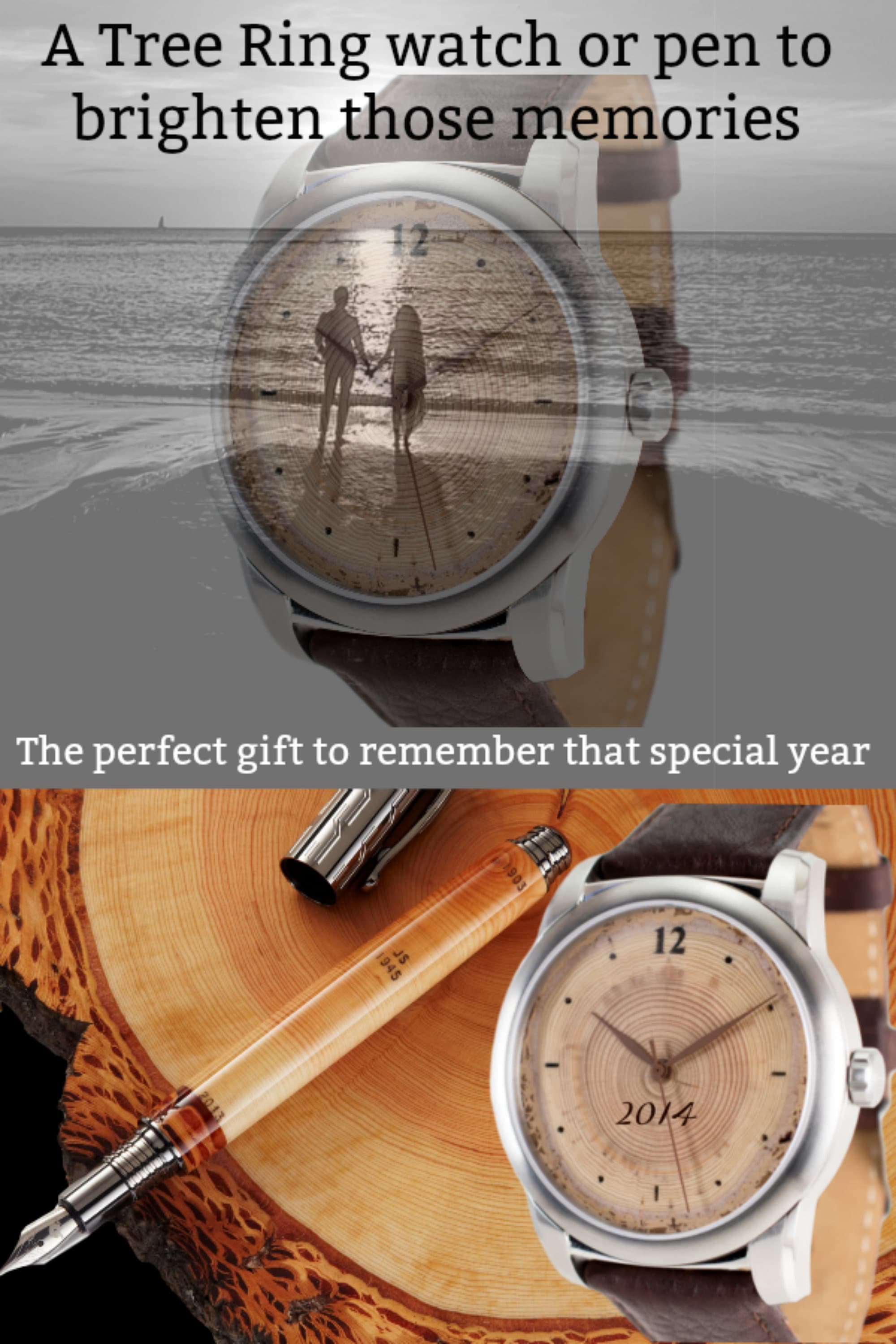 Watch Made of Tree Rings, 30th Wedding Anniversary Gift, 30th Anniversary Gift for Parents, pearl Anniversary Gift, 30th birthday gift, year