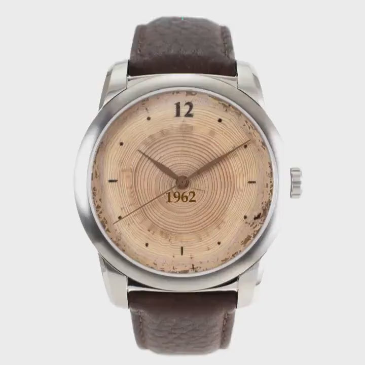 60th Birthday Gift  Watch For Him or 60th Anniversary Gift for Parents