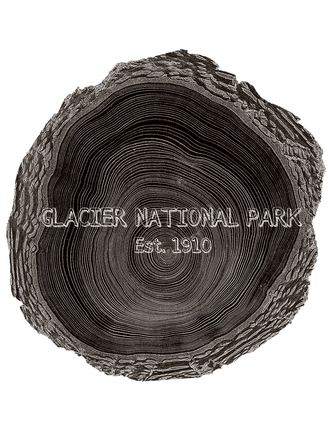 Glacier National Park Shirt 1910 - Tree Ring Co