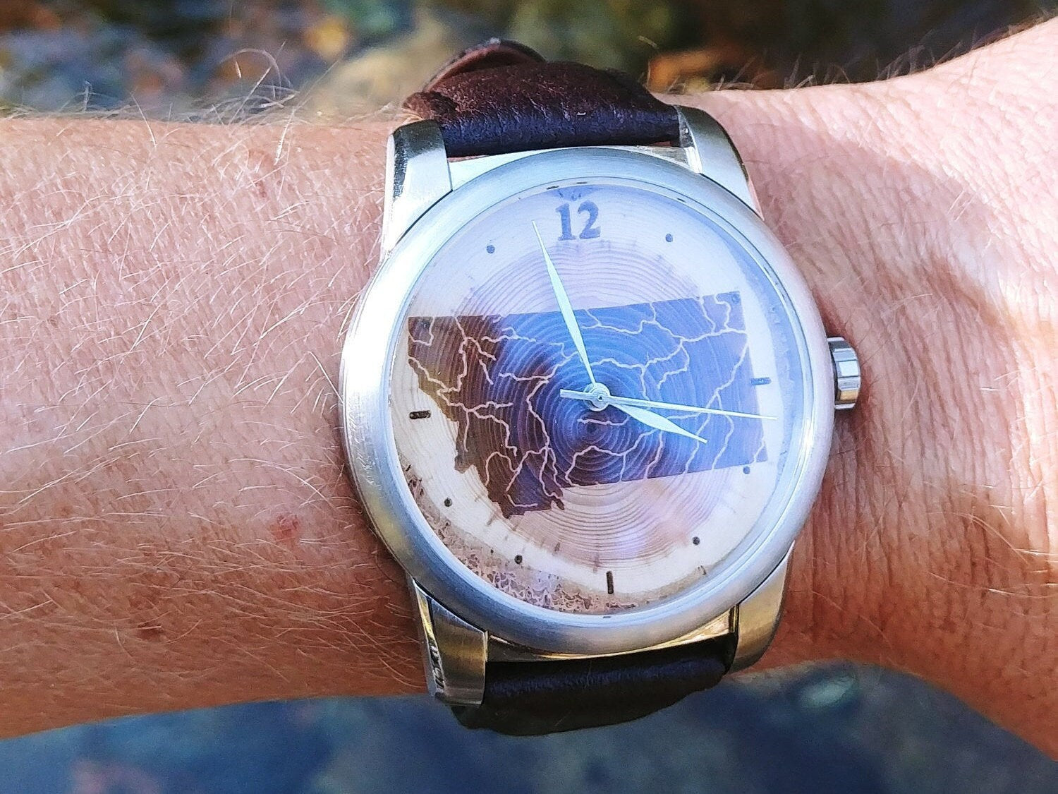 Rivers Through Time Wood Gift Watch, Watch Collector, Anniversary Gift, Gift for Son, Husband, Father.
