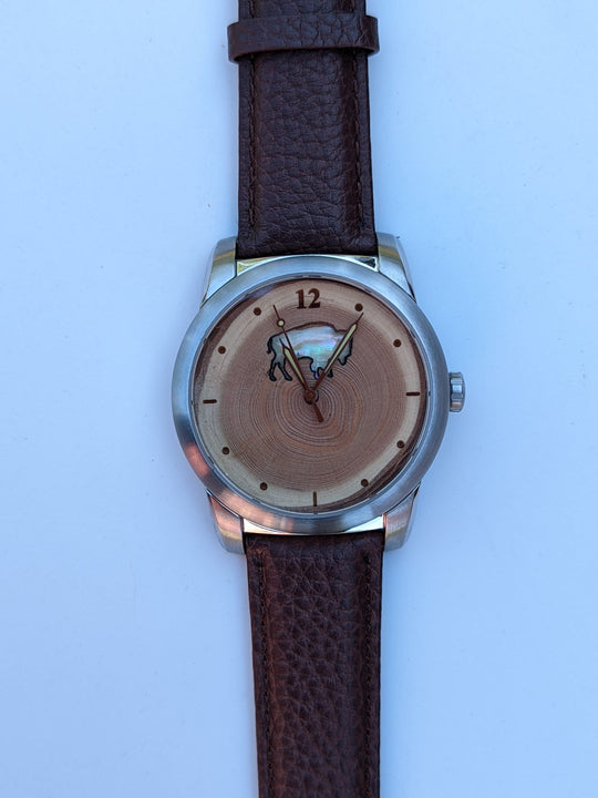 Colorado Bison Gift Watch. Buffaloes Watch. Mother of Pearl Inlay. Inspire.