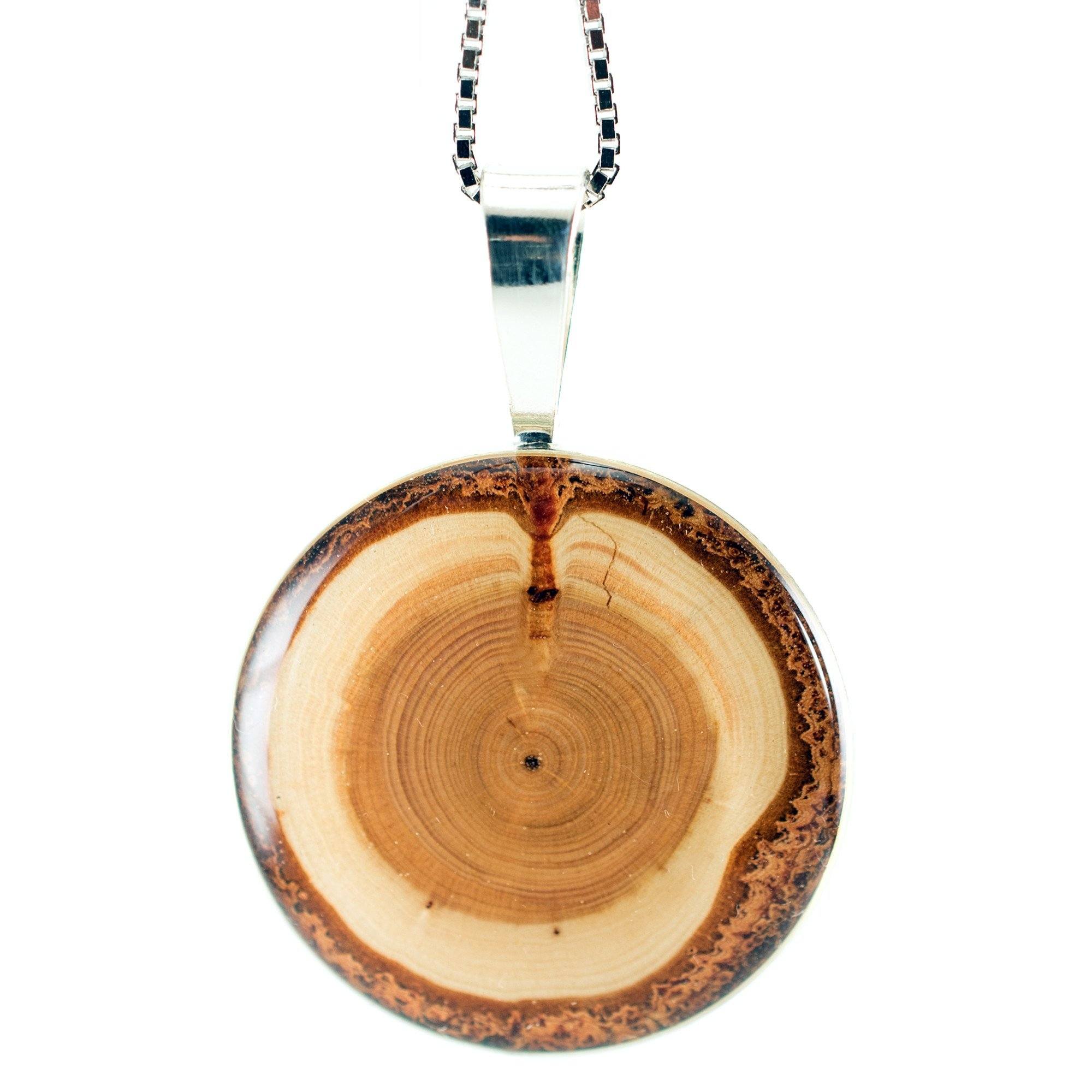 Tree Ring Wood Pendant - Tree Ring Co
